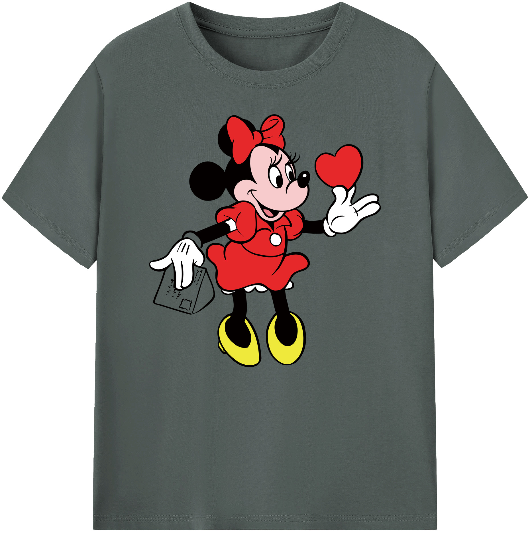 ミッキーマウス Mickey Mouse 綿100％ メンズ半袖Tシャツ｜肌触りやわらか＆通気性